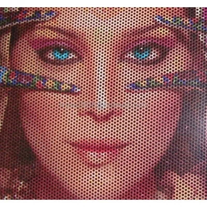 adesivo perfurado personalizado