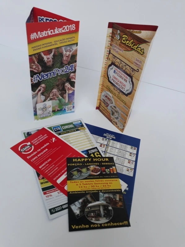 impressão de panfletos