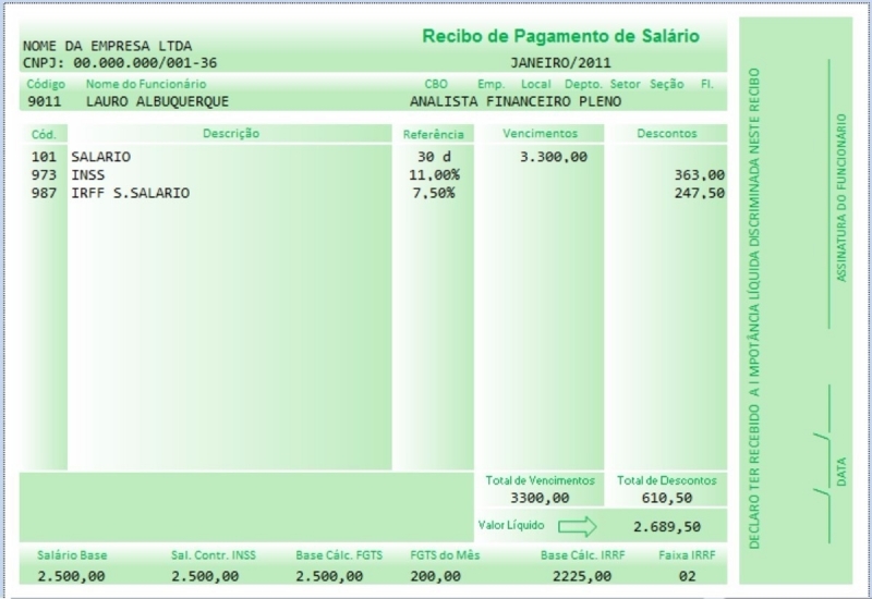 Impressão de Holerites com Dados Variáveis Glicério - Impressão de Crachá com Dados Variáveis