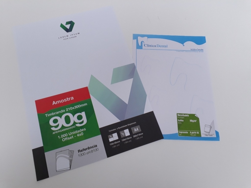 Impressão Offset e Digital Socorro - Impressão Offset em Papel Kraft