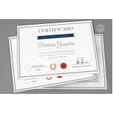 impressão de certificados Itaquera