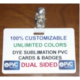 impressão de crachá pvc valor Sumaré